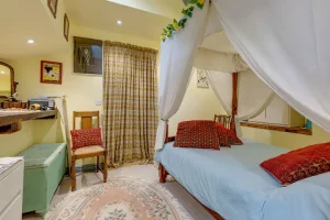An image of one of our luxury bedrooms in our family holiday cottage in Dalby Forest, North Yorkshire.
