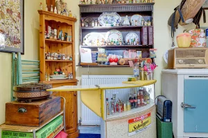 Another image of our bar in our family holiday cottage situated in Dalby Forest, North Yorkshire.