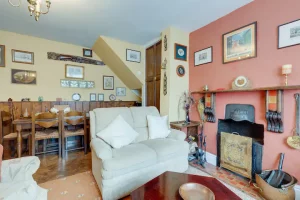 An image of our living space in one of our family holiday cottages based in Scarborough, North Yorkshire.