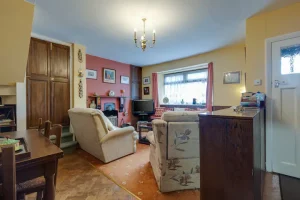 An image of the living room in our Scarborough family holiday cottage. Near North Yorkshire.