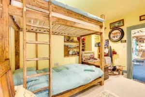 An image of our bunkbed in our family holiday cottage, Scarborough, North Yorkshire.