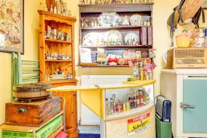 An image of our bar within the family holiday cottage here at Bickley Rigg Farm, in Dalby Forest, North Yorkshire.